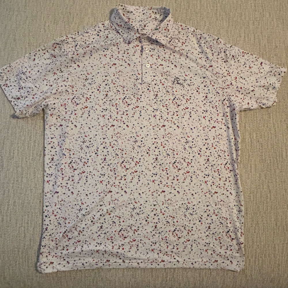 Rhoback Patriotic Splatter Polo